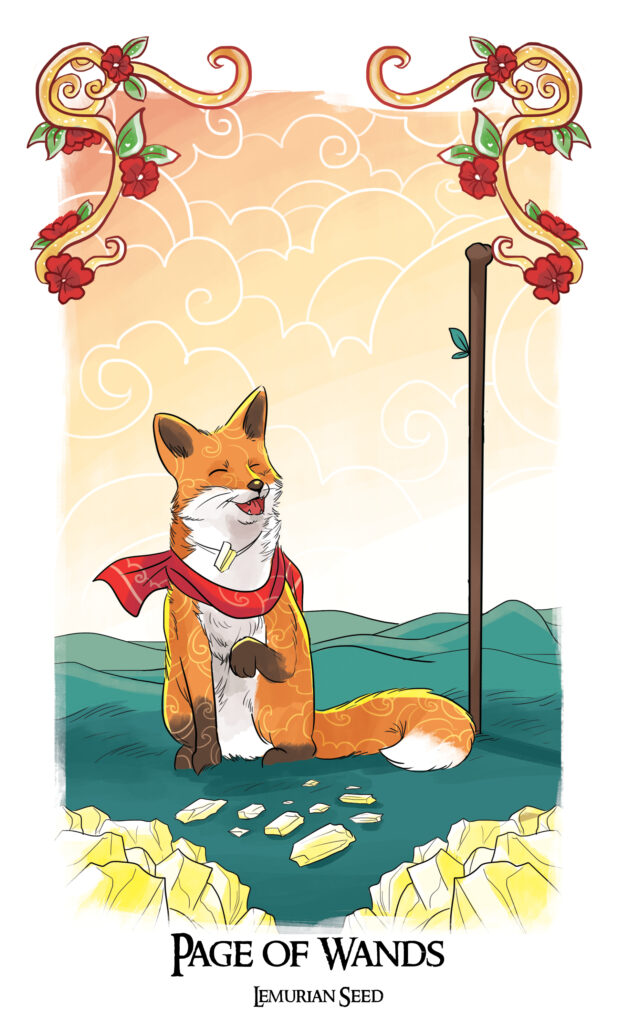 fox crystal tarot