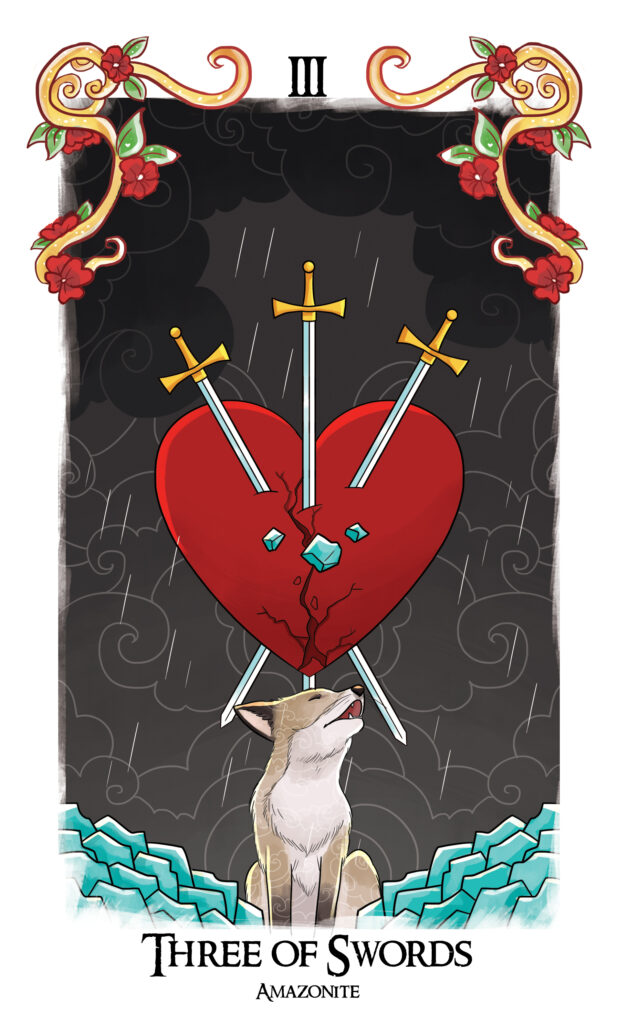 fox crystal tarot